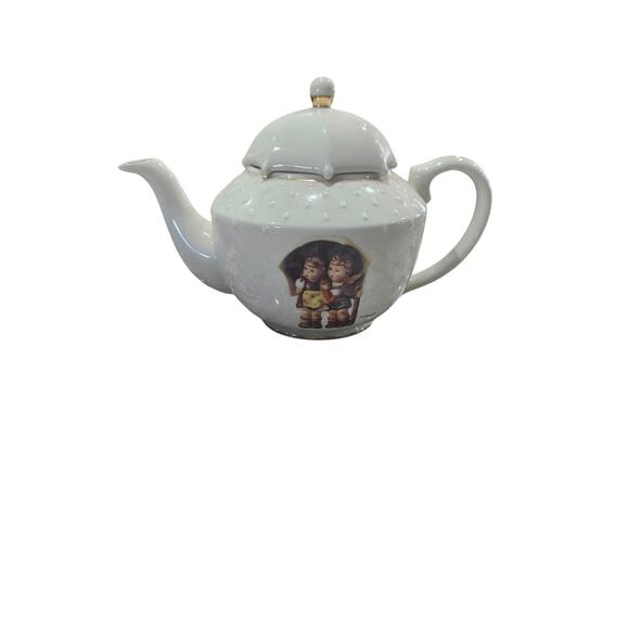 M. J. Hummel Stormy Weather Teapot Creamer and Sugar Bowl Set - Picture 4 of 5